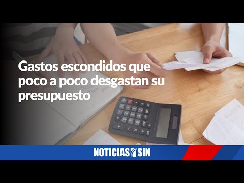 ¿Cuáles gastos escondidos  desgastan su presupuesto?