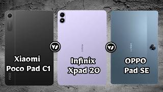 Xiaomi Poco Pad C1 vs Infinix Xpad 20 vs OPPO Pad SE