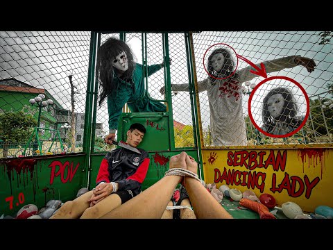 SERBIAN DANCING LADY REAL LIFE ESCAPE 7.0 | Horror Parkour Pov Short | Bubbles Gangz