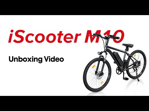 How to Assemble E-Mountainbike M10 Scooter | iScooter E-Mountainbike M10 Unboxing