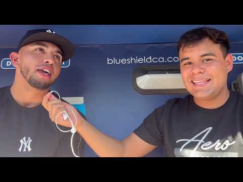 Oswald Peraza: “Jugar contra los Dodgers es un sueño” | Su conexión con Judge y los Yankees