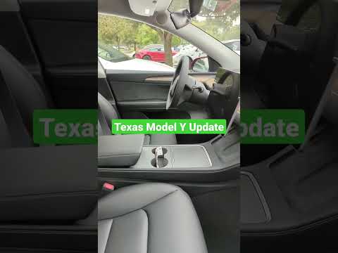 Texas Model Y September 2022 Update - NEW Door Panels!