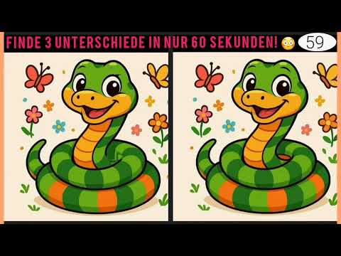 Finde die 3 Unterschiede 🔎 | Kannst du alle entdecken?#64
