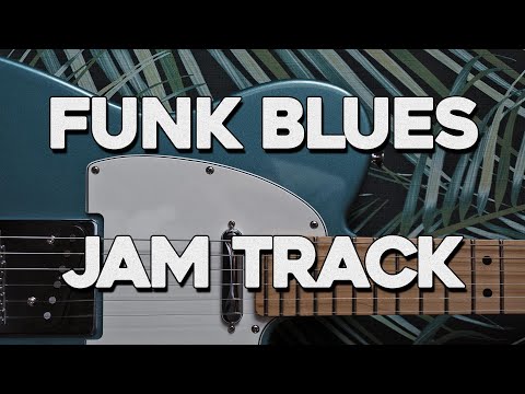 Cheerful 12 Bar Funk Blues Guitar Backing Track in A