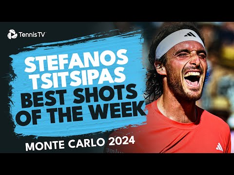 Stefanos Tsitsipas' Best Shots Of Monte Carlo 2024 Title Winning Week 🔥