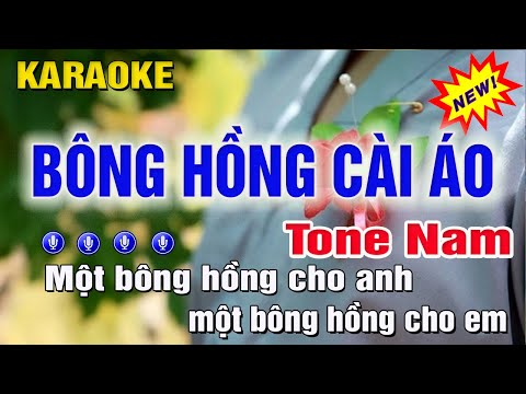 Bông Hồng Cài Áo Karaoke Tone Nam (F#m) Nhạc Vu Lan Hay Nhất | Trung Hiếu Karaoke