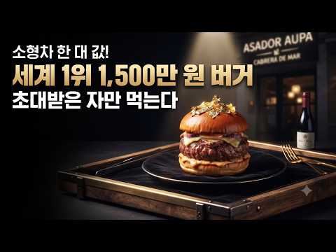 #천오백만원 #짜리 #럭셔리 #<strong>햄버거</strong>,#구글,#NotebookLM,제작