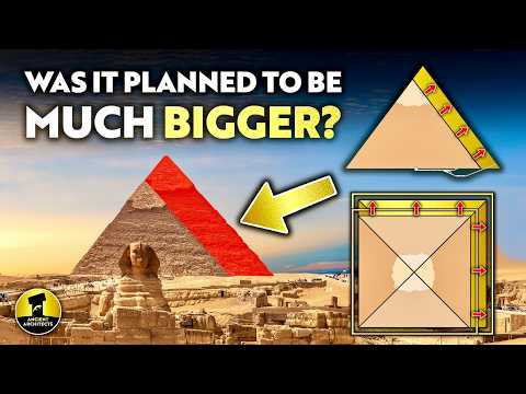 Was the Giza Pyramid of Khafre Planned to be Much BIGGER?