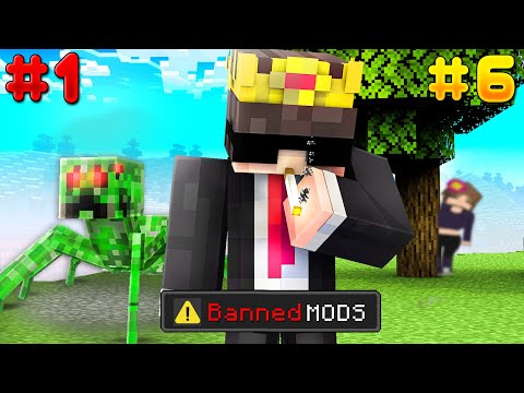 I Tried EVERY ILLEGAL BANNED Mod in Minecraft