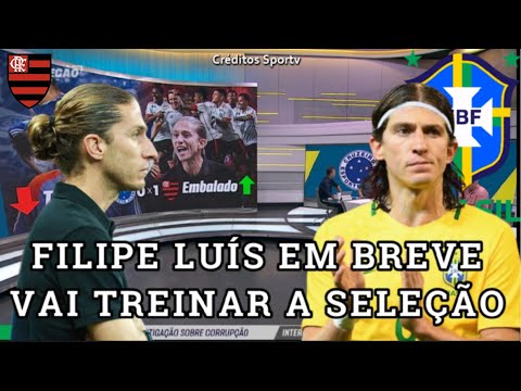 Rizek rasga elogios a Filipe Luís técnico do Flamengo e crava vai ser em breve técnico da Seleção