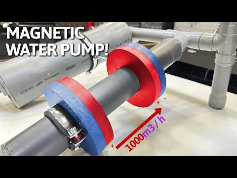 I Turn PVC Pipe Into a MAGNETIC Water Pump No Need Electric Power