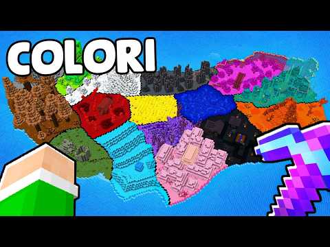 SE MINECRAFT FOSSE DI UN SOLO COLORE?