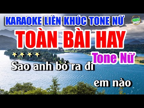 Karaoke Liên Khúc Nhạc Trữ Tình Tone Nữ Dễ Hát | Bolero Nhạc Xưa Bất Hủ | TOÀN BÀI HAY