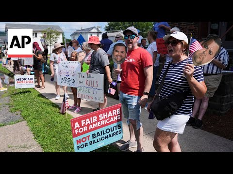YouTube video thumbnail: Pennsylvania Residents React to Trump's 'Big Beautiful Bill' as Vance Visits