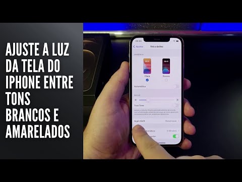 Ajuste a Luz da Tela do iPhone entre Tons Brancos e Amarelados