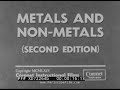Properties and Bonds of Metals and Non-Metals