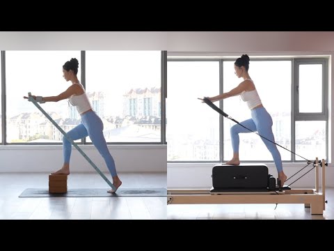 一條彈力帶平替普拉提核心床Resistance Band vs. Pilates Reformer