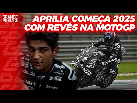 APRILIA COMEÇA 2025 COM PÉ ESQUERDO NA MOTOGP