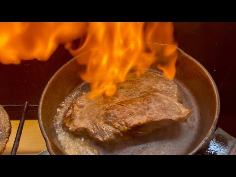 なんか無性に肉に食らいつきたい気分だったのでスーパーの安めステーキを燃やしてハイボールをキメるだけの動画