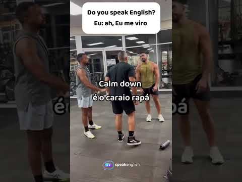 Eu acho q dava pra resolver no diálogo vocês não acham ??? #spikinglix #esl #gym