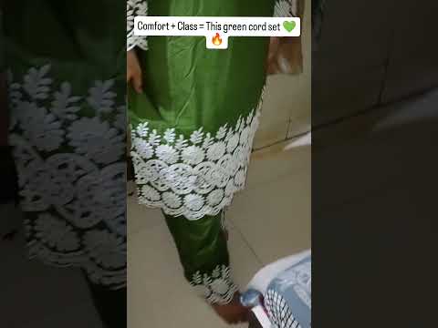 green cord set💚🫶 #meesho#ytshorts #ytshortsindia#affordablefashion #evlishyadav #myntrahaul