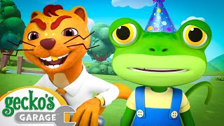 Gecko’s Balloon Rescue Race 🎈 | NEW 🛠️ Subtitled Cartoons | Gecko's Garage
