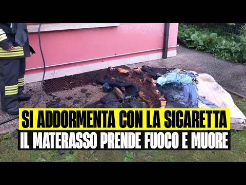 ULTIM'ORA: ANZIANA SI ADDORMENTA CON LA SIGARETTA, IL MATERASSO PRENDE FUOCO E MUORE