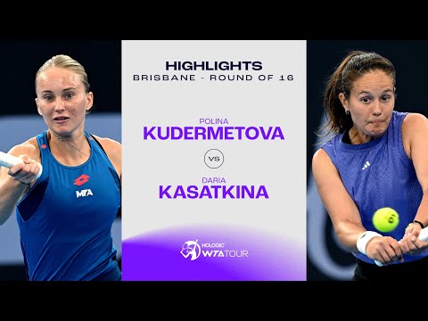 Polina Kudermetova vs. Daria Kasatkina-Match Highlights