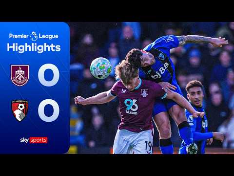 Burnley survive CHAOTIC finish at Turf Moor | Burnley 0-0 Bournemouth | Premier League Highlights