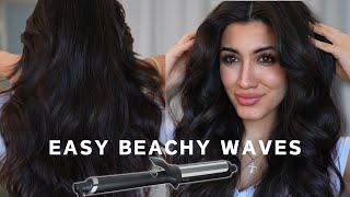 How I Curl My Hair With A Clamp Iron!! (For Beginners)