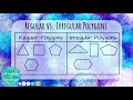 Characteristics and Types of Polygons