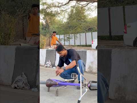 I Showed The Manual And Some Tricks To kids🔥Akram Bmx Rider (part1) #shorts