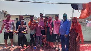 रंगो की व्यौछार। । होली का त्योहार 🌈🏖🎉🎊 #viral #video  #youtube