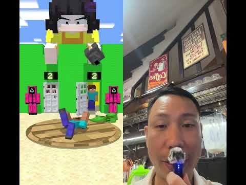 Herobrine And Mikey in Squid Game#minecraft #animation #herobrine #mikey #squidgame #shorts