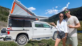 My ELITE Truck Camping Upgrades! FULL OVERNIGHT TOUR