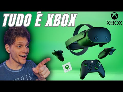 TUDO é XBOX !!! NOVO PORTÁTIL (ROG XBOX ALLY) e NOVO ÓCULOS VR (META QUEST 3S), TUDO da XBOX !!