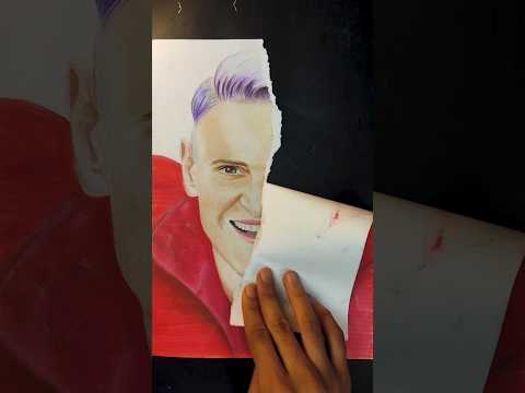 قطعت رسمة رامز جلال ورسمتها من جديد🥺متوقعتش النتيجة🔥
