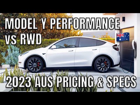 2023 TESLA MODEL Y PERFORMANCE vs MODEL Y RWD Specs Pricing Australia