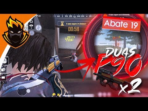 SOLO COM DUAS P90 CONTRA SQUAD! BLACKN444 FREE FIRE