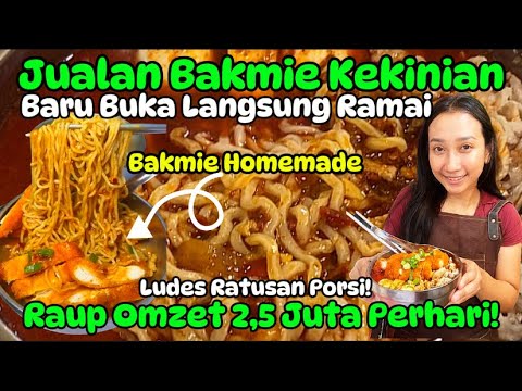 IDE USAHA BAKMIE KEKINIAN CUAN BANGET RAUP OMZET 2,5 JUTA PERHARI‼️KINI BUKA CABANG DI BINTARO‼️