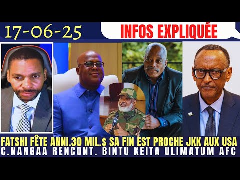 FATSHI ÉLIMINE KAGAME SELON LE FATSHIGAN JKK EN DANGÉ À GOMA CO. NANGAA AFC MENACÉ PAR LES WAZALENDO