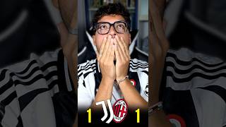 JUVENTUS - MILAN 1-1 GRAZIE GATTONE MA PARTITA VERGOGNOSA!