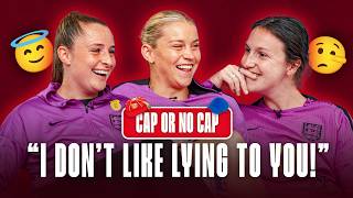 Alessia Russo, Ella Toone, & Lotte Wubben-Moy: What’s the lie? 🤥 Lionesses: Cap or No Cap Episode 3