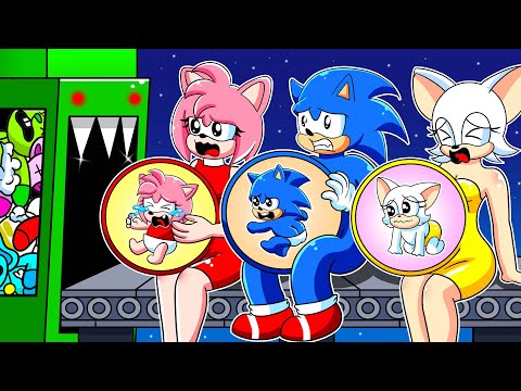 BREWING CUTE PREGNANT But Teddy Bear Factory! - Sonic's Pregnant - Sonic the Hedgehog 3 Animation