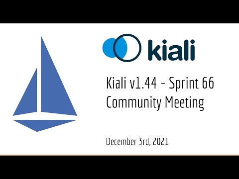 Thumbnail for Kiali Sprint 66 Demo [v1.44] - Service mesh management for Istio