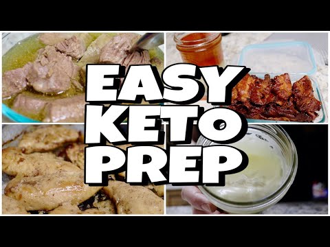 EASY KETO FOOD PREP | "My Mayo" & Proteins
