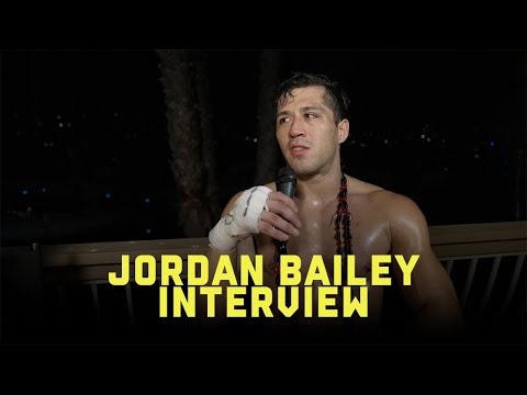 Jordan Bailey: CW 143 post-fight interview