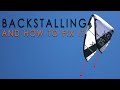 Understanding and Preventing Kite Backstalling