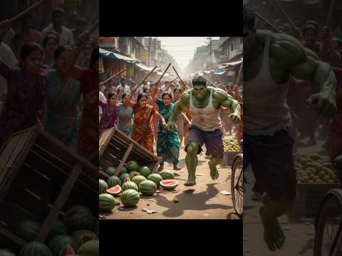 হাল্কের তরমুজের চমক! 🍉😱 | Hulk Funny Short Video