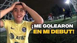 ¿ME GOLEARON EN MI DEBUT? | Un día de partido
